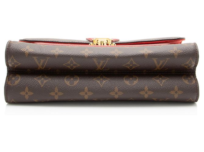 Borsa Victoire Chain in tela Monogram Louis Vuitton Marrone - vista 4