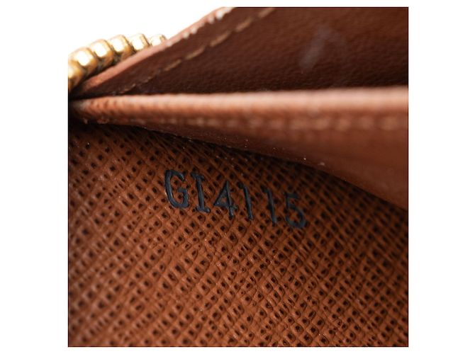 Cartera Compacta Zippy en Canvas Monogram Louis Vuitton Castaño - vista 4
