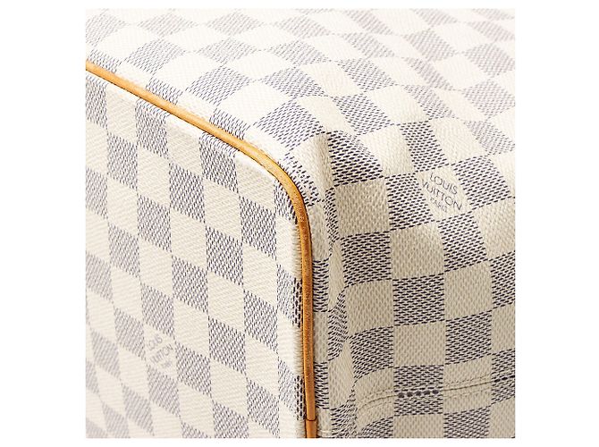 Tote Louis Vuitton Damier Azur Saleya MM Blu - vista 10