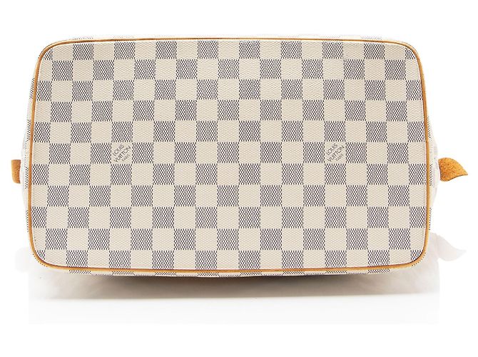 Tote Louis Vuitton Damier Azur Saleya MM Blu - vista 4
