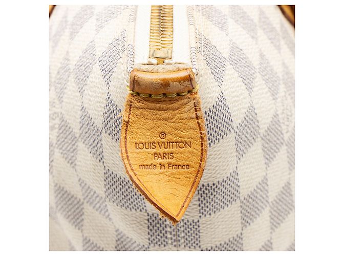 Tote Louis Vuitton Damier Azur Saleya MM Blu - vista 8