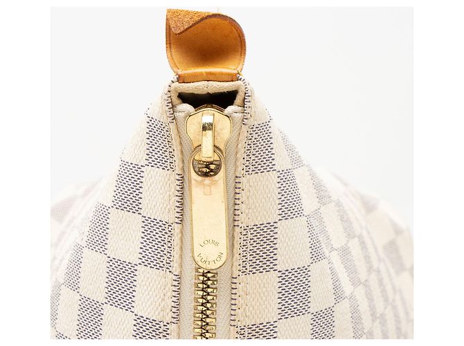 Tote Louis Vuitton Damier Azur Saleya MM Blu - vista 9