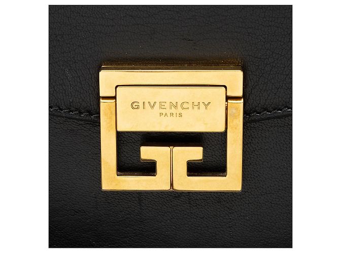 Borsa a tracolla GV3 Medium in pelle e scamosciato Givenchy Nero - vista 10