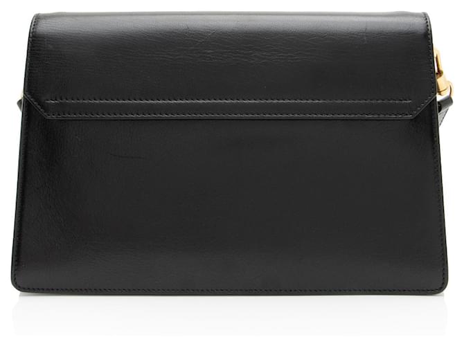 Borsa a tracolla GV3 Medium in pelle e scamosciato Givenchy Nero - vista 3