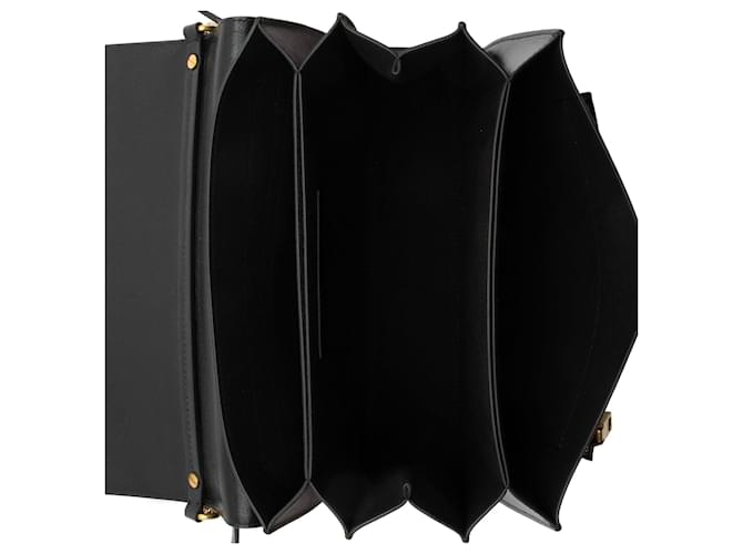 Borsa a tracolla GV3 Medium in pelle e scamosciato Givenchy Nero - vista 7