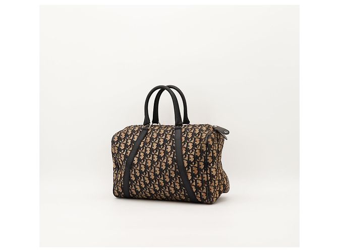 Christian Dior Borsa Boston Monogram Nero Monogramma - vista 2