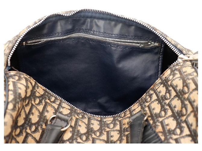 Christian Dior Borsa Boston Monogram Nero Monogramma - vista 9