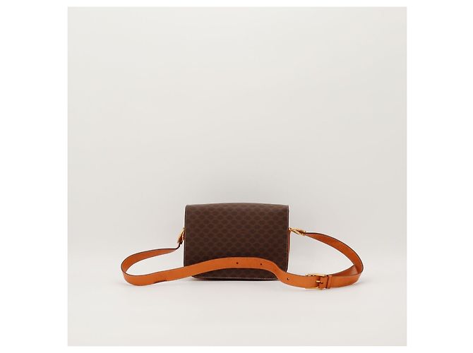 Céline Celine Triomphe Canvas Schultertasche Braun Monogramm - Ansicht 3