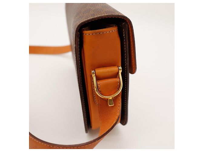 Céline Celine Triomphe Canvas Schultertasche Braun Monogramm - Ansicht 9