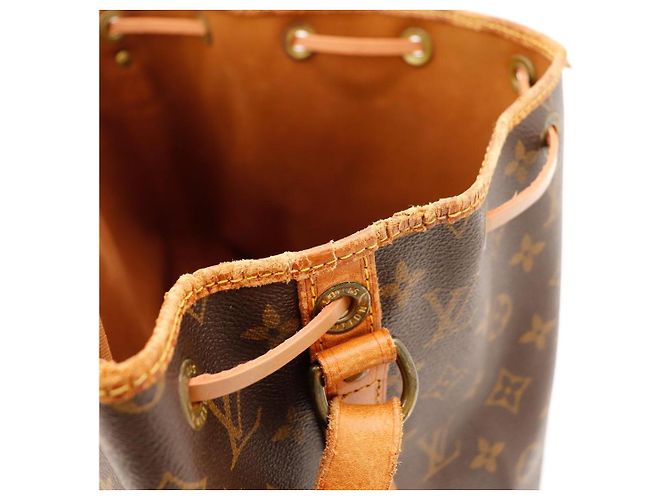 Louis Vuitton Monogram Noe GM Borsa a Secchiello Marrone Monogramma - vista 10