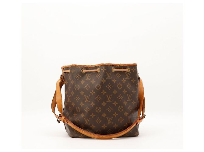 Louis Vuitton Monogram Noe GM Borsa a Secchiello Marrone Monogramma - vista 3