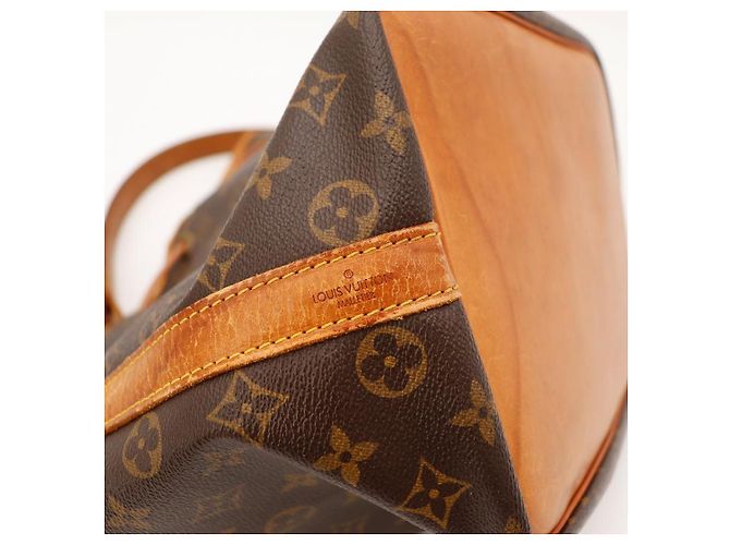 Louis Vuitton Monogram Noe GM Borsa a Secchiello Marrone Monogramma - vista 8