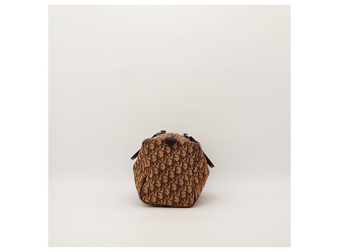 Christian Dior Borsa Boston Trotter Marrone - vista 5