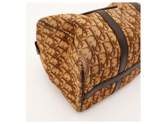Christian Dior Borsa Boston Trotter Marrone - vista 8