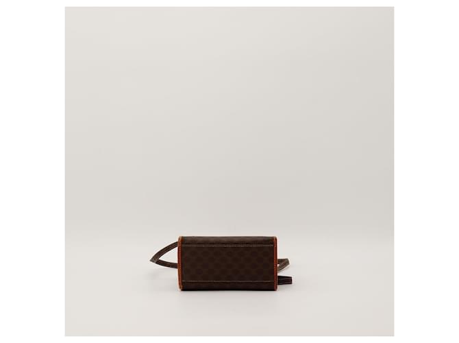Céline Mini borsa Celine Triomphe in tela Marrone - vista 5