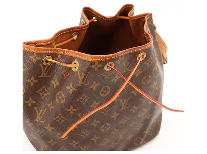 Louis Vuitton Monogram Noé Borsa a Secchiello Marrone Monogramma - vista 6