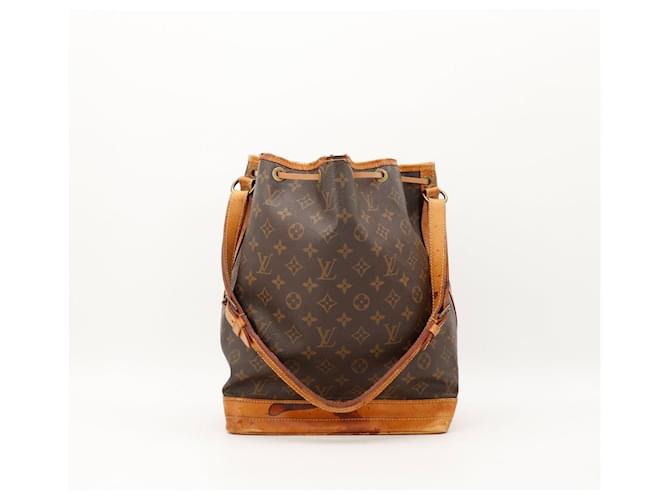 Louis Vuitton Monogram Noé Borsa a Secchiello Marrone Monogramma - vista 3