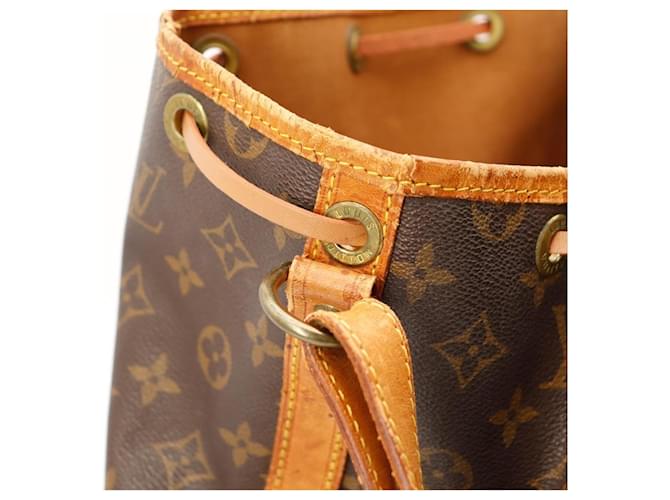 Louis Vuitton Monogram Noé Borsa a Secchiello Marrone Monogramma - vista 7