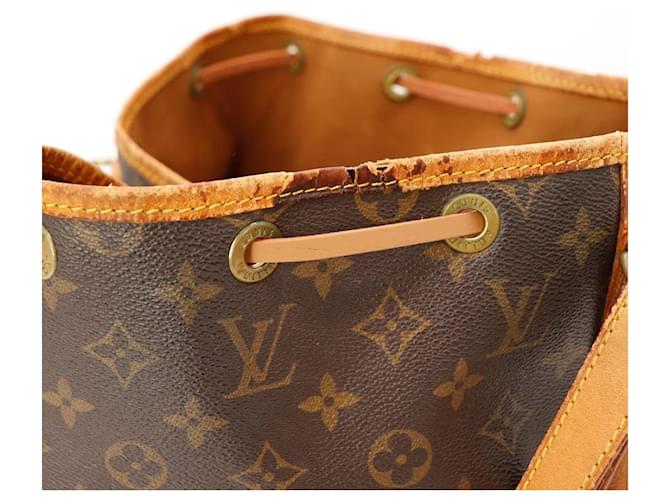 Louis Vuitton Monogram Noé Borsa a Secchiello Marrone Monogramma - vista 8