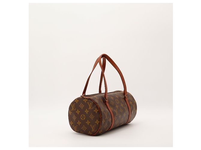 Borsa Louis Vuitton Monogram Papillon 30 Marrone Monogramma - vista 4