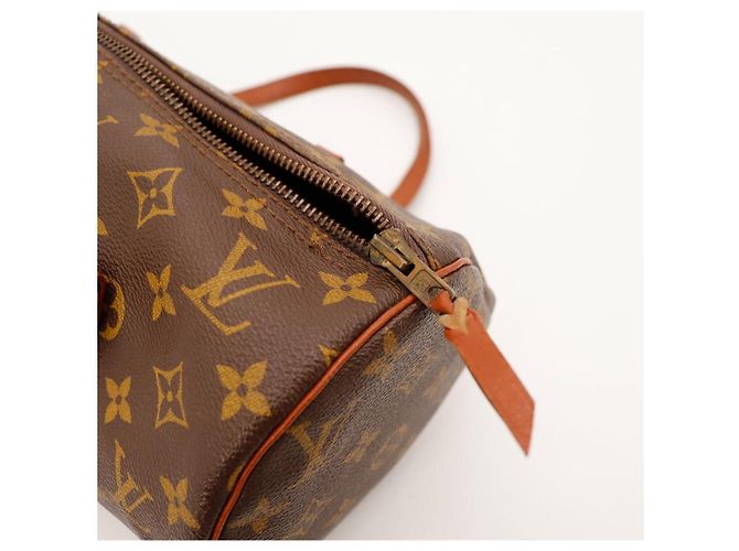 Borsa Louis Vuitton Monogram Papillon 30 Marrone Monogramma - vista 6