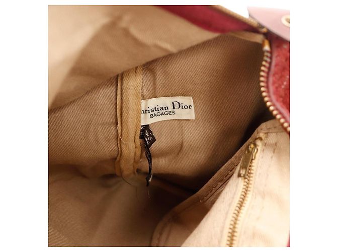 Christian Dior Trotter Borsa Boston Bordò - vista 9