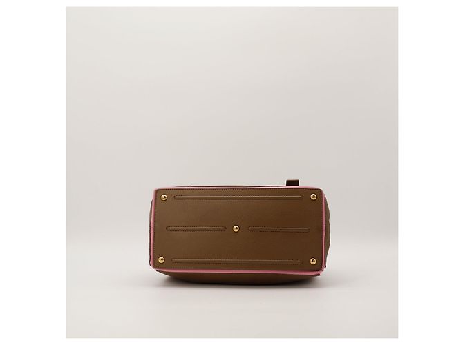 Borsa a mano Yves Saint Laurent Muse Two Marrone Rosa - vista 5