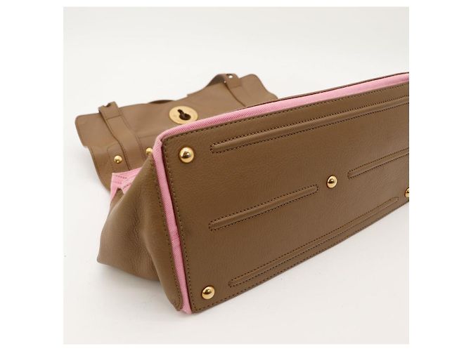Borsa a mano Yves Saint Laurent Muse Two Marrone Rosa - vista 6