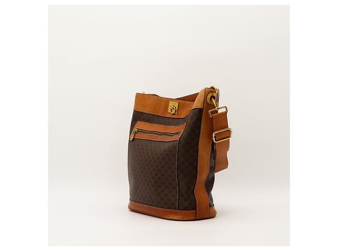 Céline Celine Macadam Beuteltasche Braun Monogramm - Ansicht 2