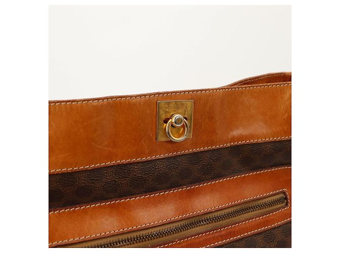 Céline Celine Macadam Beuteltasche Braun Monogramm - Ansicht 6