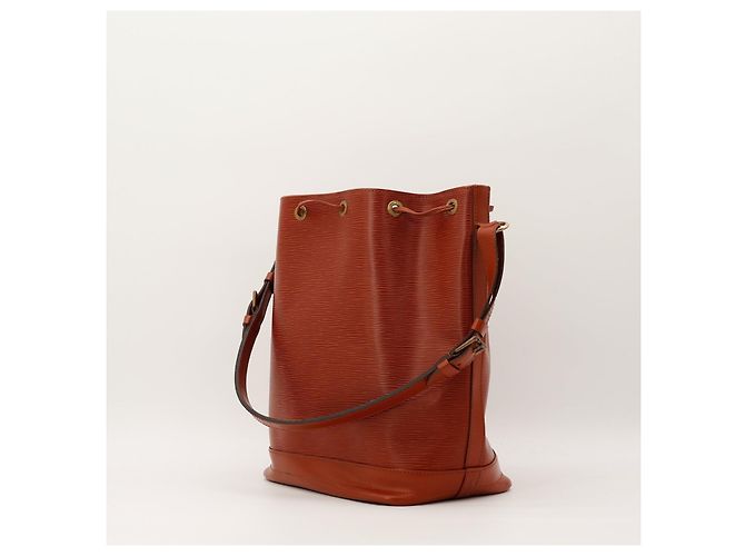 Louis Vuitton Borsa a Secchiello Noé in Pelle Epi Marrone - vista 4