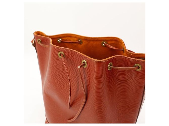 Louis Vuitton Borsa a Secchiello Noé in Pelle Epi Marrone - vista 6