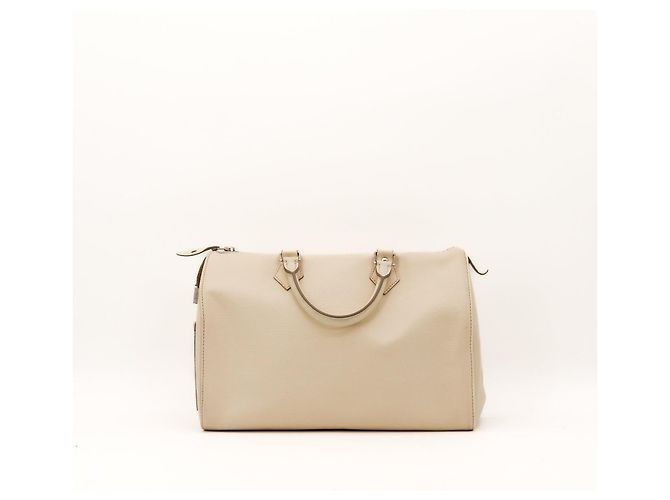 Louis Vuitton Speedy 30 Pelle Epi Beige - vista 4