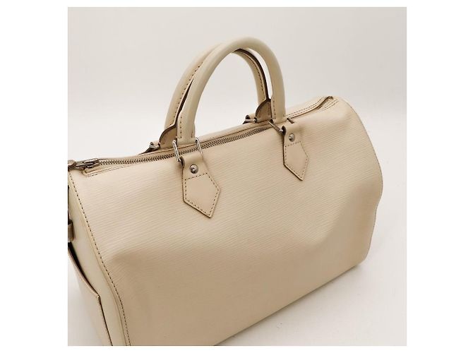 Louis Vuitton Speedy 30 Pelle Epi Beige - vista 9