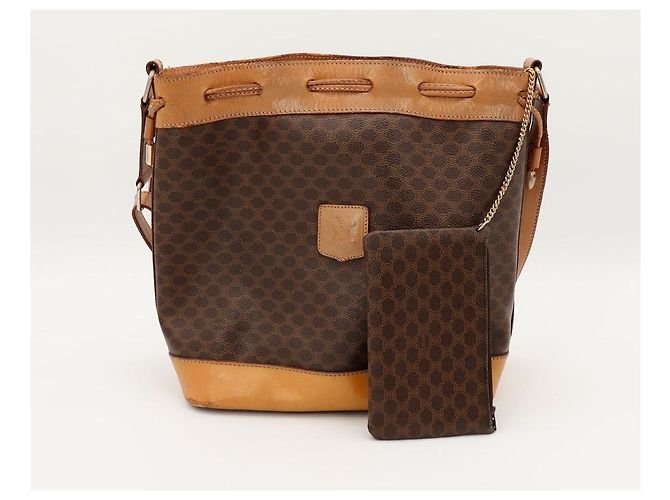 Céline Celine Macadam Bucket Bag Braun - Ansicht 6