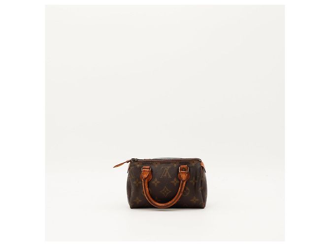 Louis Vuitton Speedy Nano Monogram Canvas Marrone Monogramma - vista 3