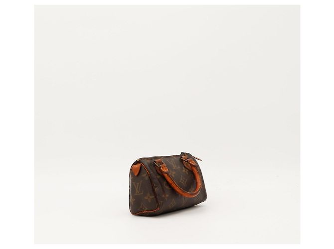 Louis Vuitton Speedy Nano Monogram Canvas Marrone Monogramma - vista 4