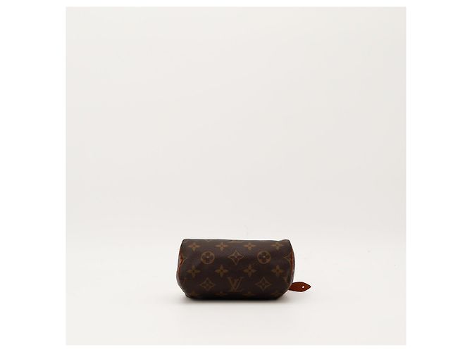 Louis Vuitton Speedy Nano Monogram Canvas Marrone Monogramma - vista 5