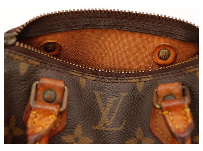 Louis Vuitton Speedy Nano Monogram Canvas Marrone Monogramma - vista 6