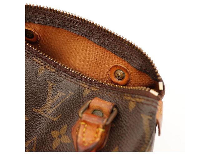 Louis Vuitton Speedy Nano Monogram Canvas Marrone Monogramma - vista 7