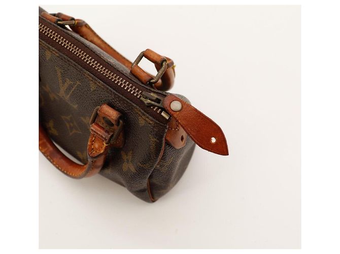Louis Vuitton Speedy Nano Monogram Canvas Marrone Monogramma - vista 8