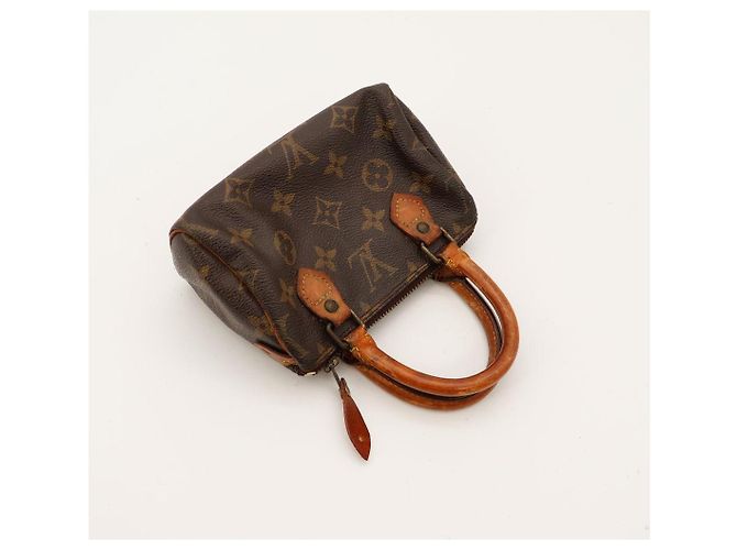 Louis Vuitton Speedy Nano Monogram Canvas Marrone Monogramma - vista 9