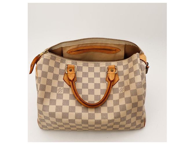 Louis Vuitton Speedy 30 Damier Ebene Marrone - vista 7