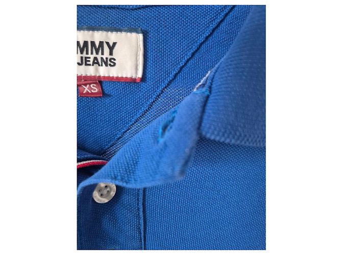 Polo Tommy Hilfiger Tommy Jeans Slim Fit Uomo - Blu - vista 3