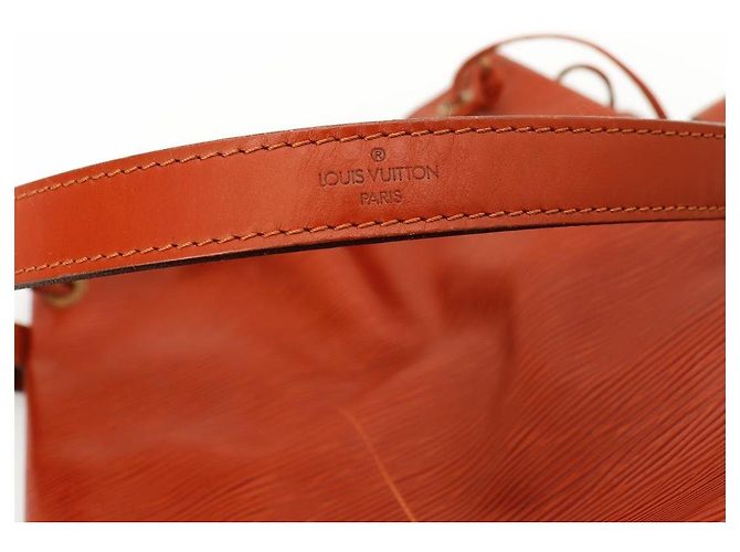 Louis Vuitton Borsa a Secchiello Noe GM in Pelle Epi Marrone - vista 10