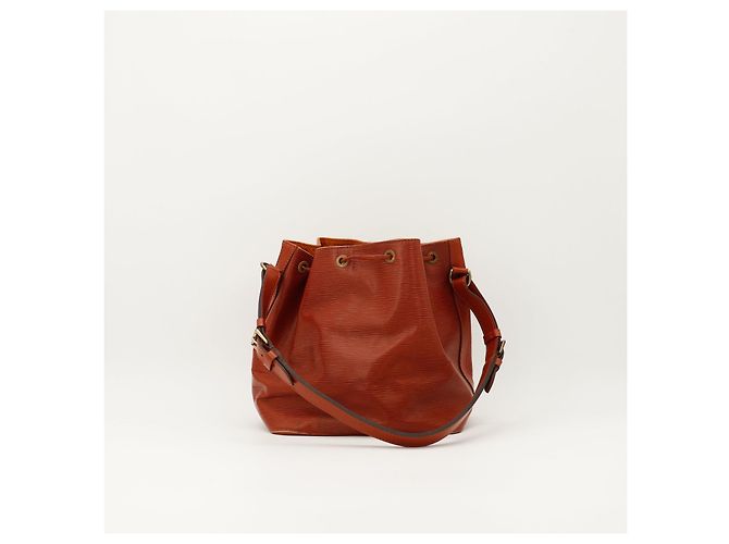 Louis Vuitton Borsa a Secchiello Noe GM in Pelle Epi Marrone - vista 3