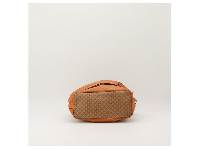 Céline Celine Bolso Bucket Macadam Castaño Monograma - vista 5