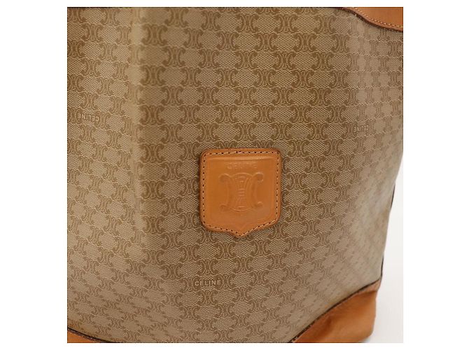 Céline Celine Bolso Bucket Macadam Castaño Monograma - vista 7