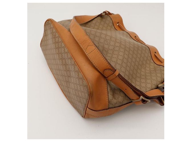 Céline Celine Bolso Bucket Macadam Castaño Monograma - vista 8