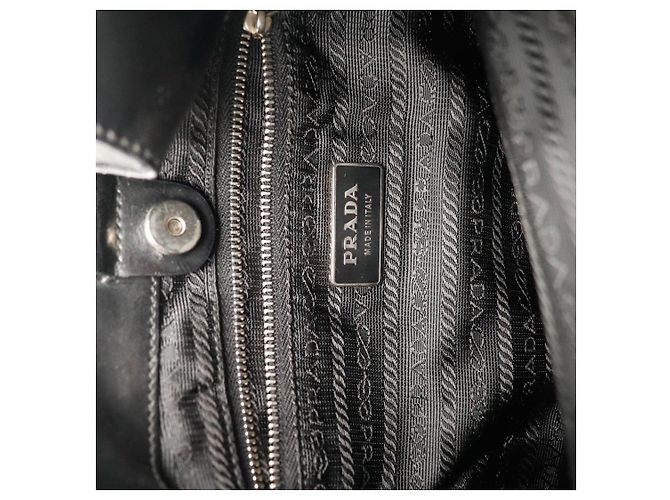 Prada Tessuto Schultertasche Schwarz - Ansicht 10